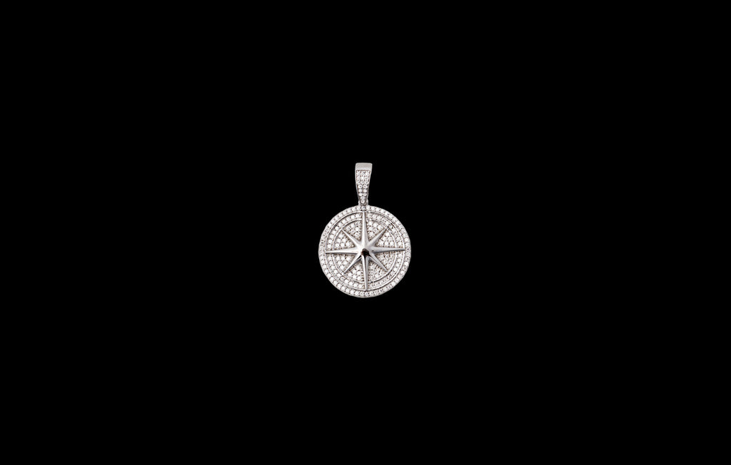 "Your Way" 925s VVS Moissanite Compass Pendant