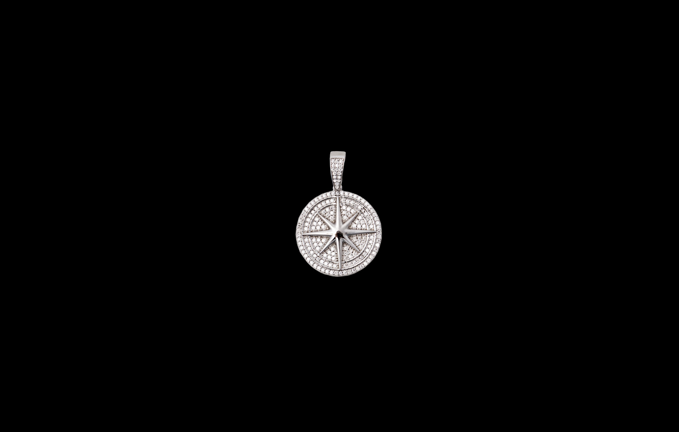 "Your Way" 925s VVS Moissanite Compass Pendant