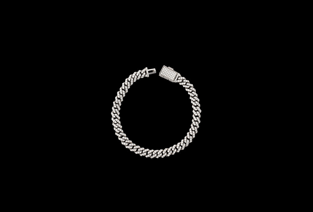 VVS Moissanite Cuban Link Bracelet