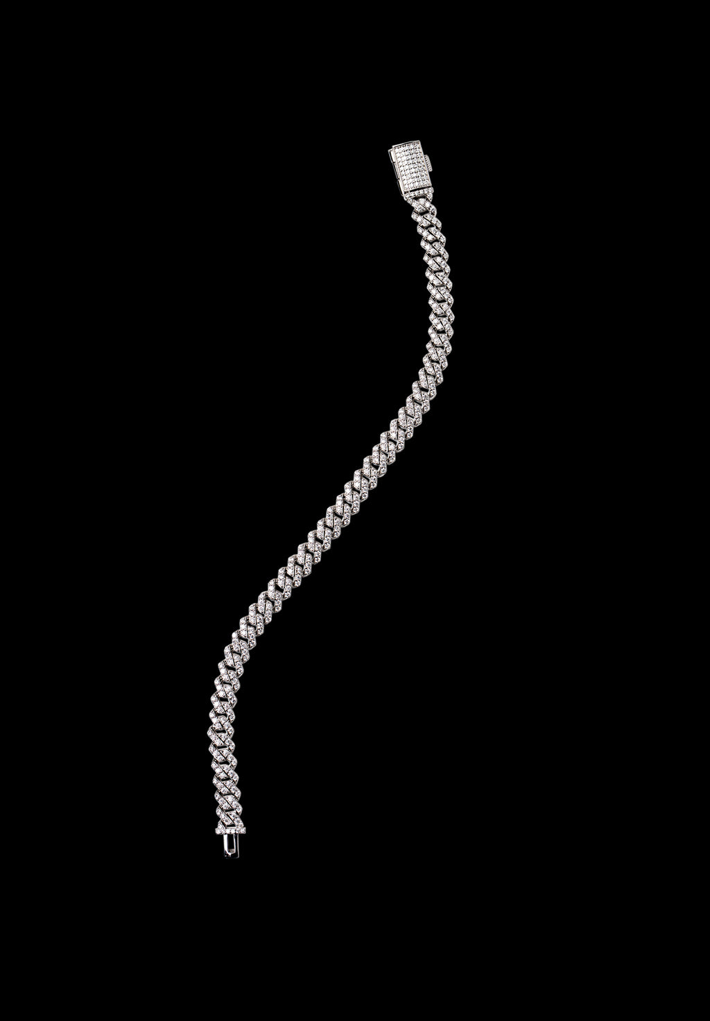 VVS Moissanite Cuban Link Bracelet