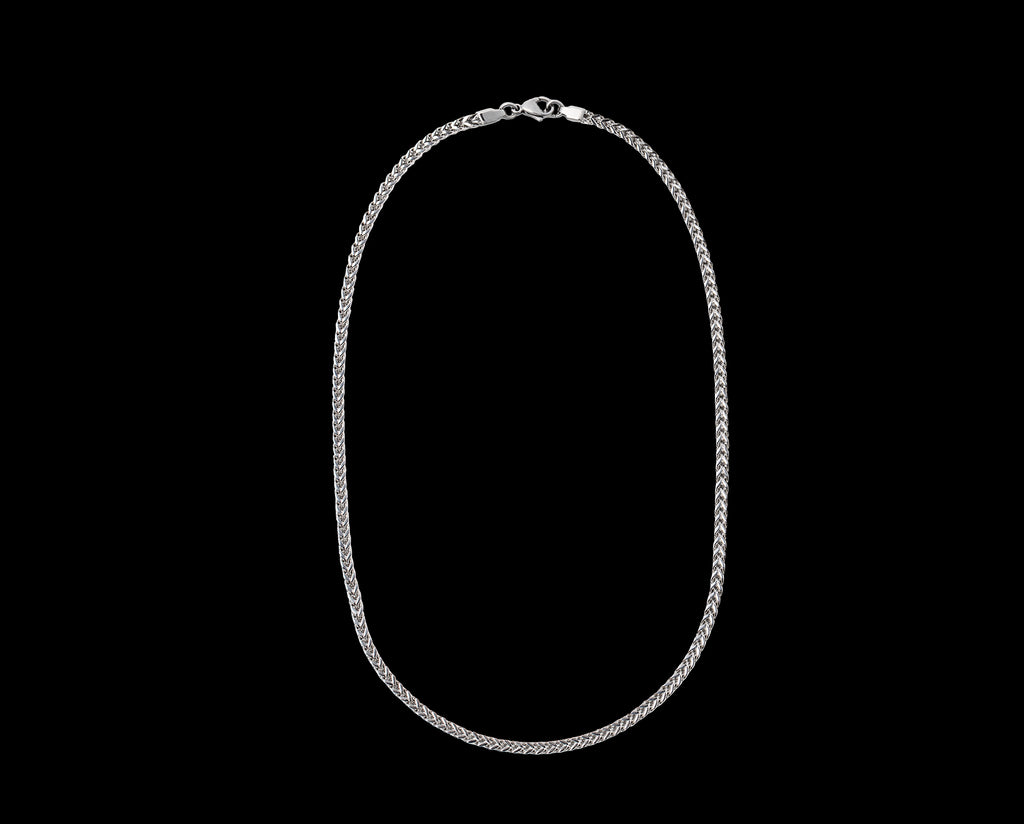 White Gold Franco Link Chain