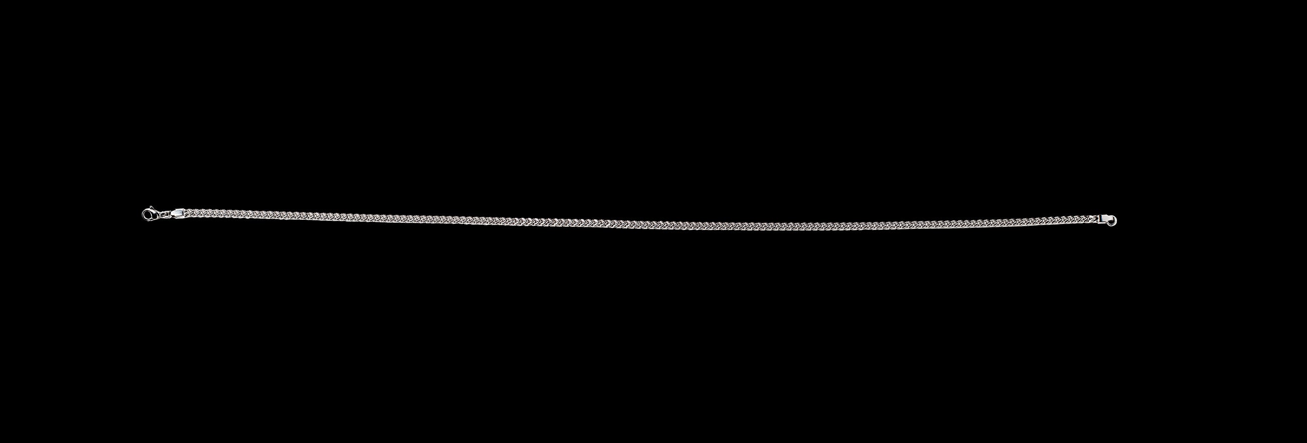 White Gold Franco Link Chain