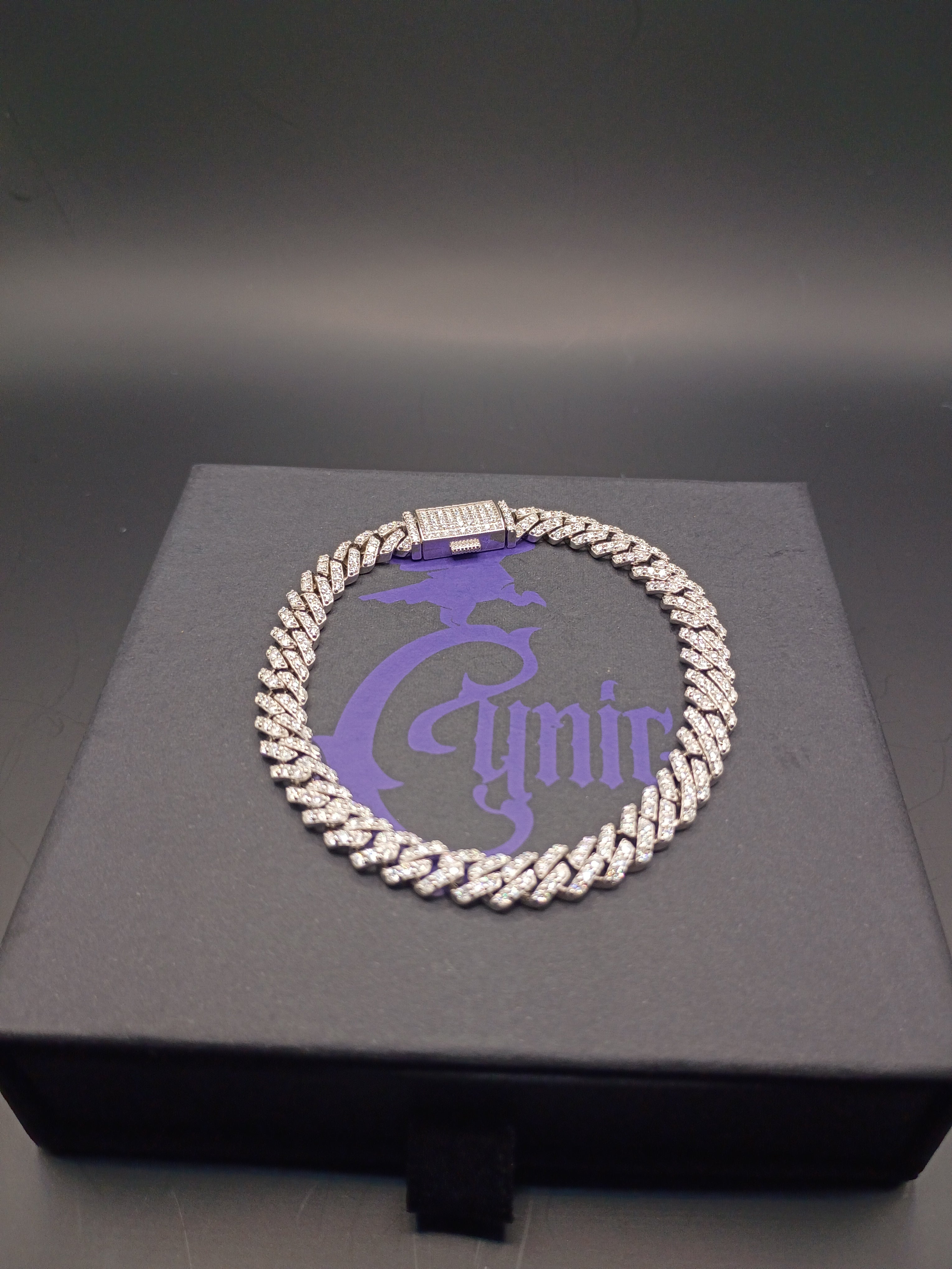 VVS Moissanite Cuban Link Bracelet
