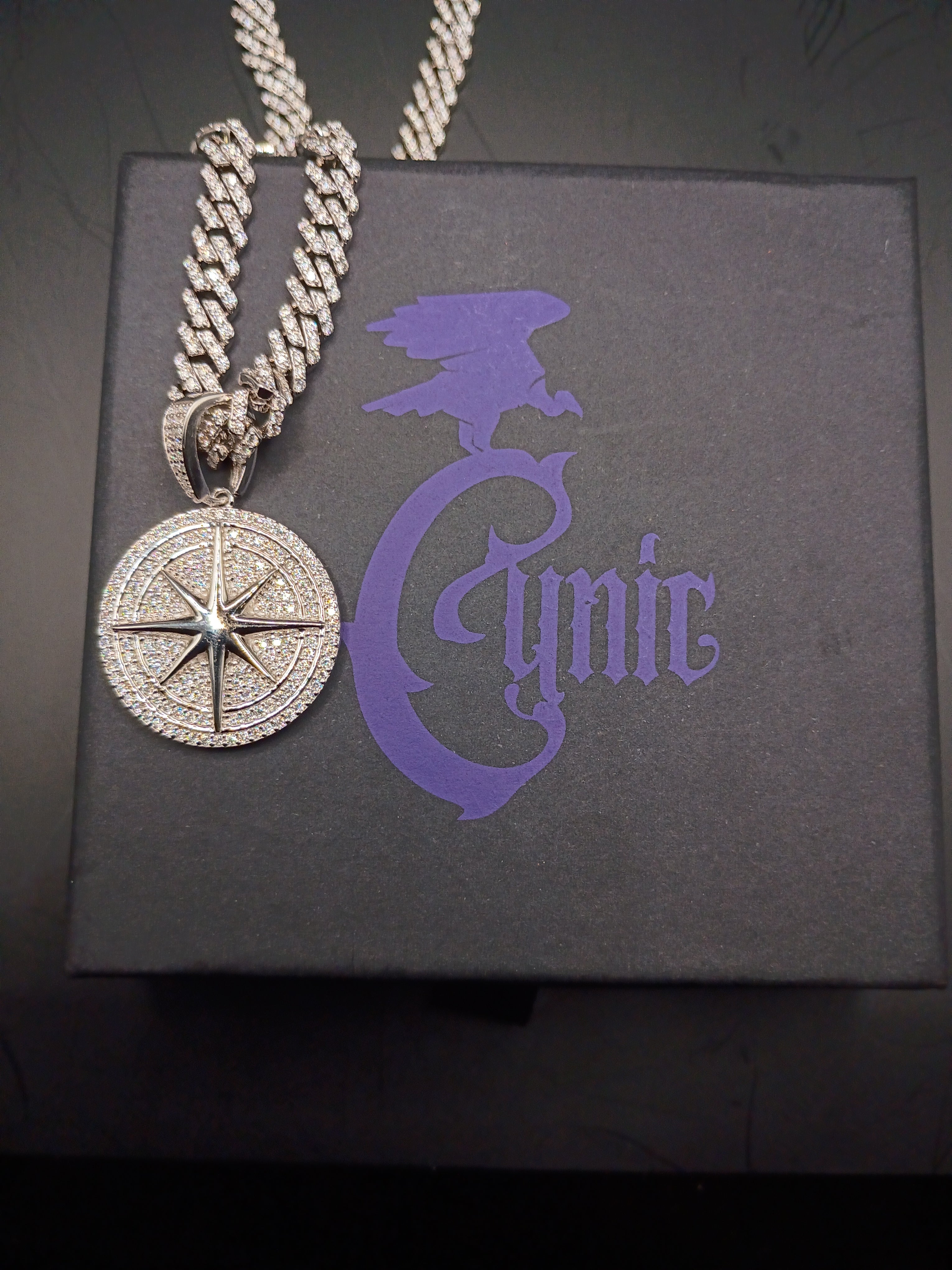"Your Way" 925s VVS Moissanite Compass Pendant